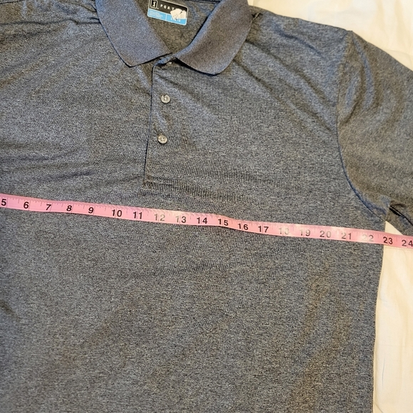 PGA Tour golf men's grey short-sleeved polo shirt size large - Picture 5 of 12